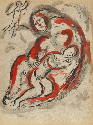 Marc chagall hagar dans - hagar, le