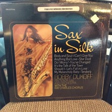 Sax in Silk Bobby Dukoff LP Camden VG+ Top Hit: My Melancholy Baby IN SHRINK