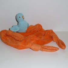 Doudou Oiseau Carré Blanc