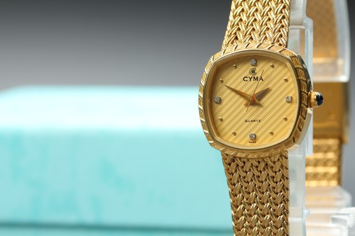 Montre femme cyma tank gold - tank,