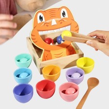 Jeu d'association en bois avec