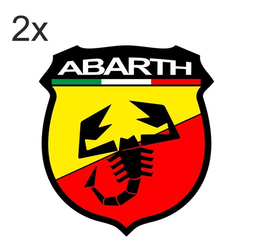 Sticker plastifié abarth - plastifié,