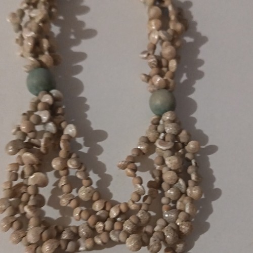 Collier multi rangs - collier, coquillage