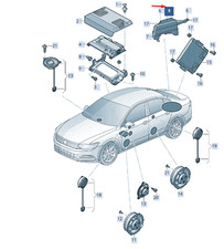 Skoda Superbe MK3 Subwoofer