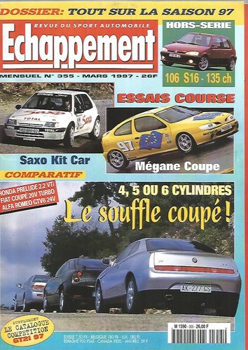 Echappement 355 106 s16 - n°355,