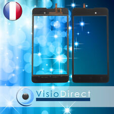 Vitre Ecran tactile pour Wiko Sunny 2 plus 5" noir + verre trempé + Kit outils