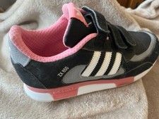 Baskets ADIDAS  XZ 850  taille 37,5 NOIRE ET ROSE TRES PEU PORTEES (voir photos)