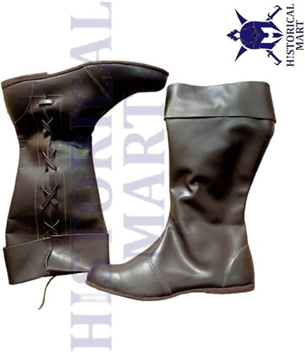 Bottes médiévales cuir - médiévales,