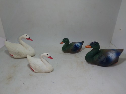 Ancien jouet canard cygne - ancien,