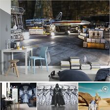 Star Wars Papier Peint Chambre Mural Vader Vaisseaux Spatiaux Millenium Falcon