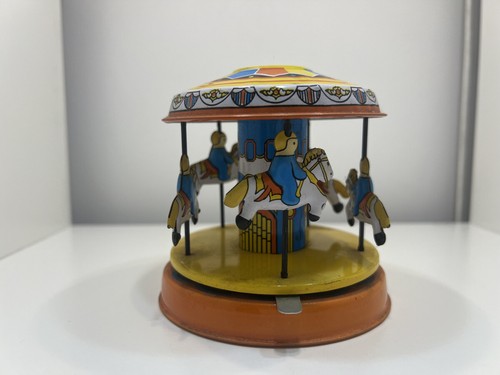 Jouet tôle carrousel - jouet, 9