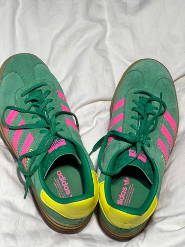 Adidas gazelle green pink - adidas,