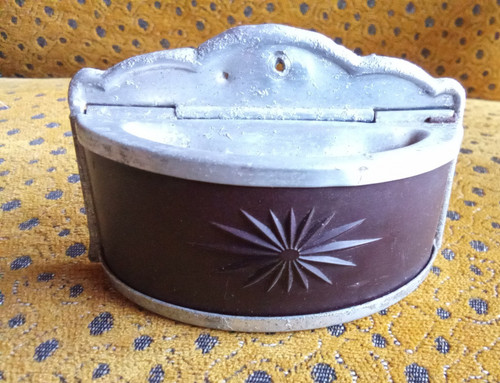 Ancien cendrier applique - ancien, d'applique