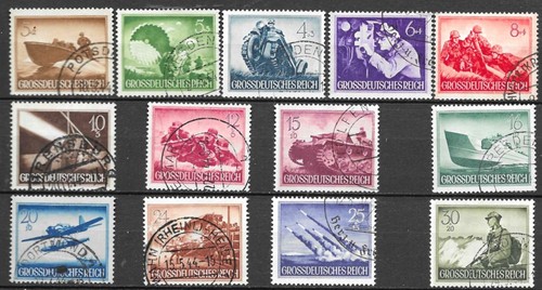 Timbres 1943 allemagne - timbres,