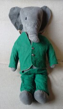 ancienne  peluche babar 50 cm