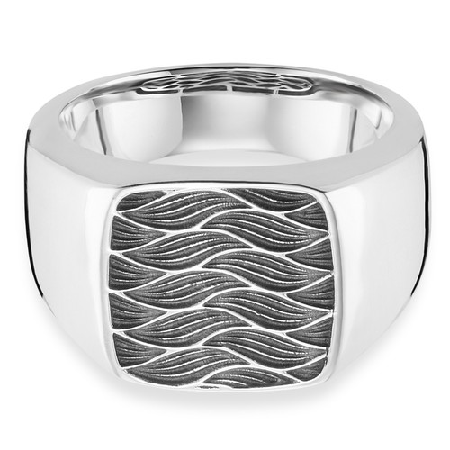 Bague sceau cai men - bague, 9225