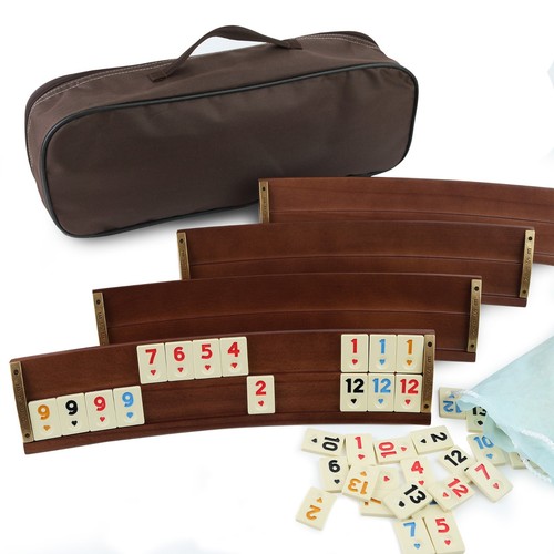 Rummikub wooden oval - wooden,