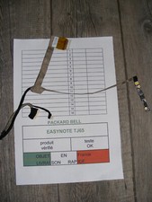 Nappe d’écran + Webcam pour PACKARD BELL EASYNOTE TJ65