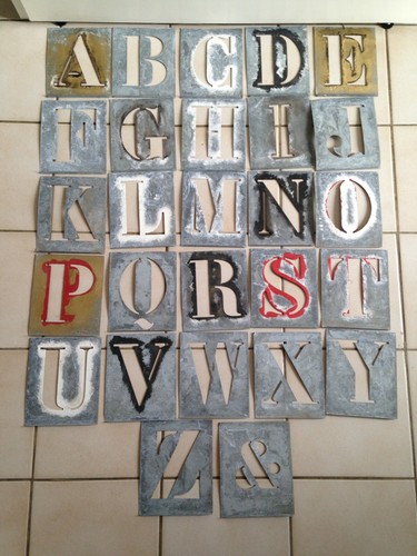 Anciens grands pochoirs - anciens,