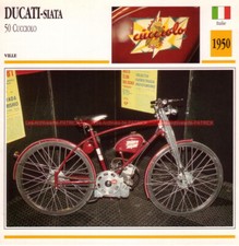 DUCATI - SIATA 50 Cucciolo 1950 : Fiche Moto #001342