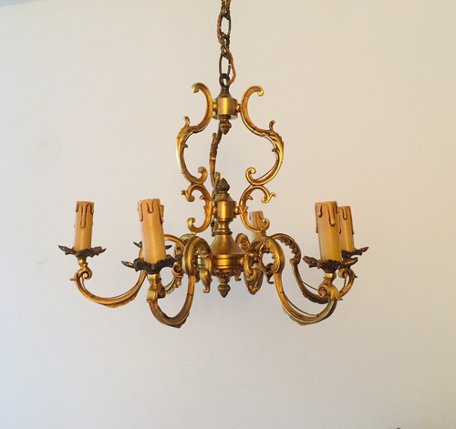 Lustre louis bronze - lustre,