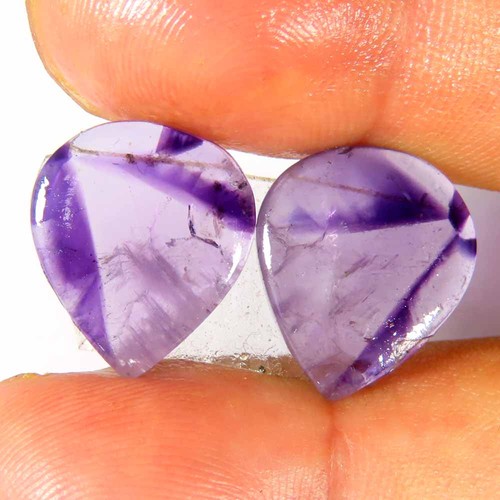 Paire cœurs agate - paire,
