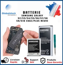 BATTERIE POUR SAMSUNG GALAXY S2/S3/S4/S5/S6/S7/S8/S9/S10 EDGE/PLUS NEUVE