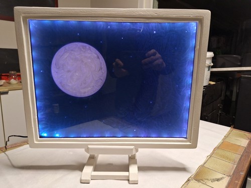Cadre lune lumineux - lune,