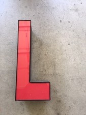 Letter "L" Illuminated Sign