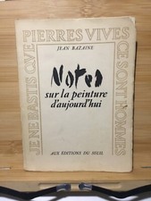 NOTES SUR LA PEINTURE