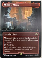 mtg magic Mines of Moria extended borderless ENGLISH les lotr lord of the rings