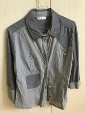 CHEMISE CHEMISIER TRES ORIGINAL   MANCHES 3/4   MARQUE CACHE CACHE     TAILLE 3