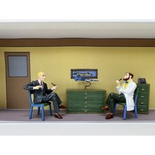 Figurine Blake et Mortimer Discussion autour de l'Espadon Pixi 5170