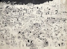 Week-end De Printemps, Estampe d'Après Albert Dubout