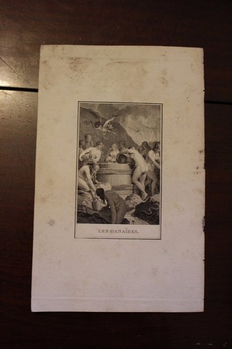1810 gravure mythologie - gravure,