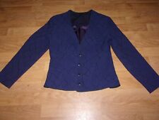 Veste JC TRIGON bleu marine liserés noirs taille 38/M/2  TBE