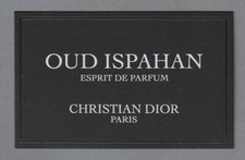 Carte publicitaire - advertising card - Oud Ispahan de Christian Dior