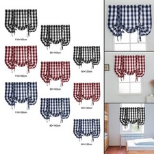 Buffalo Check Tie Up Rideaux Tie Up Rideaux Fenêtres Vichy Tie Up Stores