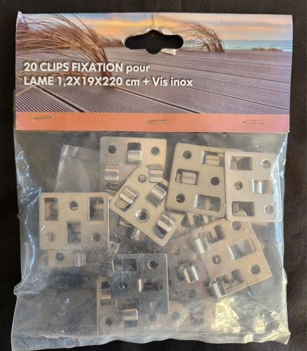 Clips fixation pour lame - 20,