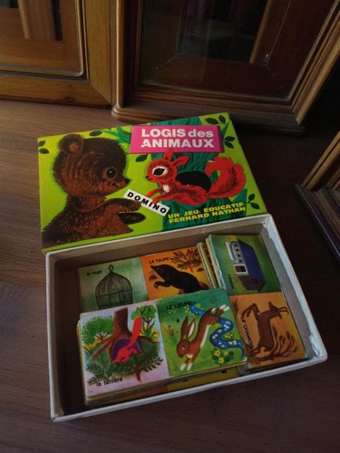 Jeu domino logis des - des, animaux
