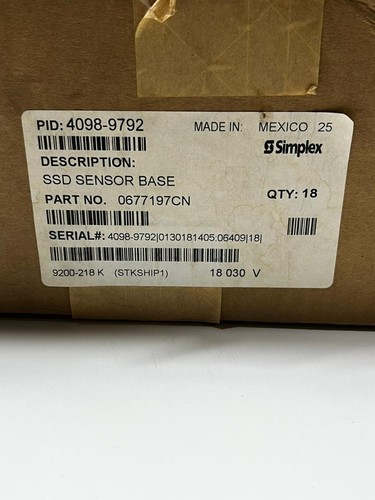 Simplex 4098 9792 détecteur - simplex,