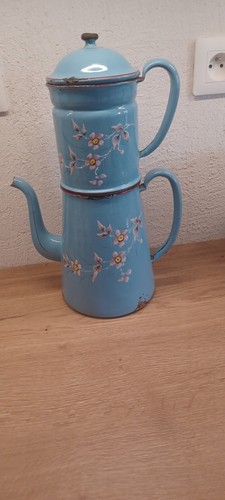 Cafetière tôle emaillée - tôle,