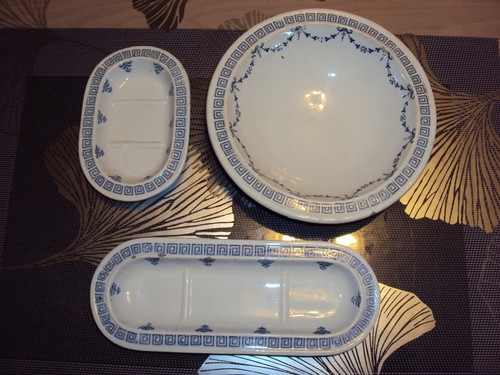 Faience ancienne ensemble - faience,