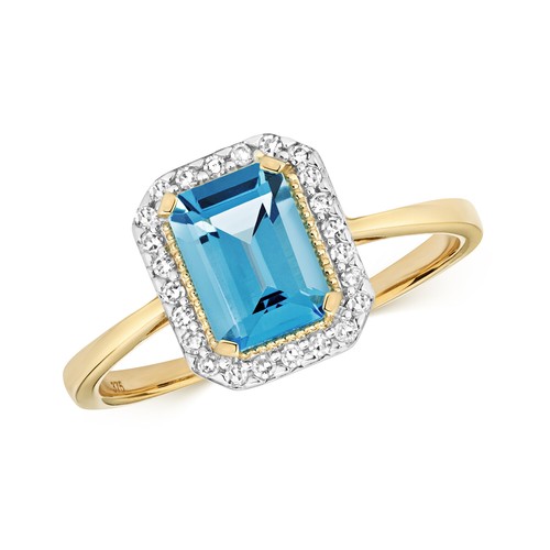 Bague femme pavage jaune - or,