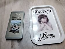 boites publicitaires chocolat klaus