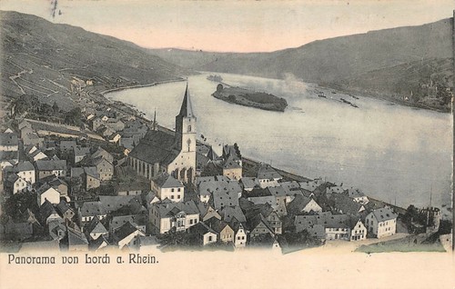 Panorama lorch rhein - a.,