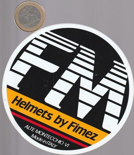 Autocollant moto casques fm - moto.,
