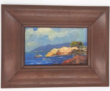 Tableau huile sur ardoise "