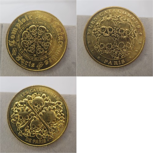 Paris catacombes lot jetons - 75,