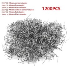 1200 PCS 0,6/0,8mm Agrafes Chaudes pour Soudeuse en Plastique/Pi??ce de R??parat